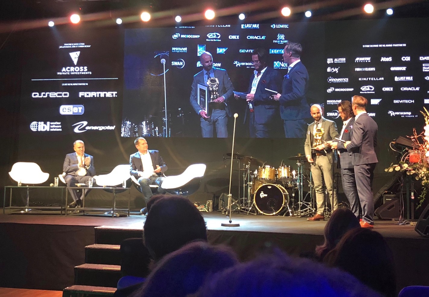 STEMI CEO on podium